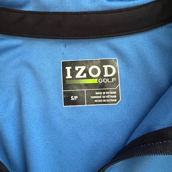 Izod Golf women’s 1/4 zip blue polo - size S - Picture 4 of 10
